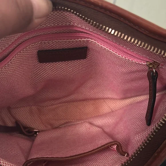 Dooney & Bourke Tan Monogram Shoulder Bag - Picture 3 of 3